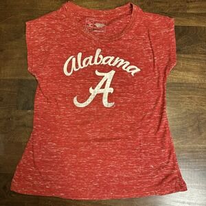 Alabama Roll Tide College Football Red T-shirt Crimson Tide Junior Size XL